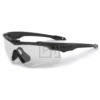 ESS CrossBlade 2LS védőszemüveg - fekete átlátszó/füstszürke