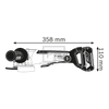 Bosch GWX 18V-10 PC akkus sarokcsiszoló L-BOXX tárolóban - akku nélkül