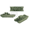 Zvezda T-35 szovjet tank modell - 1:100