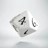 Classic RPG White & black Dice Set (7) - Dobókockák