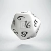 Classic RPG White & black Dice Set (7) - Dobókockák