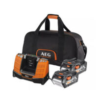 AEG Set LL1840BL 18V 4.0Ah Lithium-Ion akkuk és töltő táskával