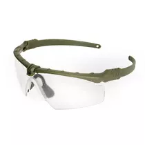 Modern taktikai szemüveg - olive/víztiszta