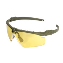 Modern taktikai szemüveg - olive/sárga