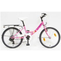 Csepel Flora 20" rózsaszín-fehér kerékpár