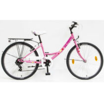 Csepel Flora 24" rózsaszín kerékpár