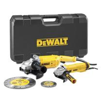 DeWalt DWE492SDT-QS 2 gépes sarokcsiszoló szett