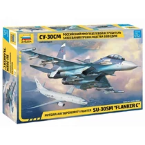 Zvezda SU-30SM Flanker C orosz repülőgép modell - 1:72