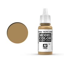 Vallejo Model Color okker zöld festék - 17ml