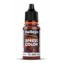 Vallejo Express Color Velvet Red - piros festék - 18ml