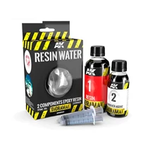 Két komponensű epoxigyanta művíz - Resin water 375 ml (AK8043) - effekt