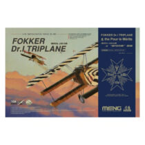 Meng Model Fokker Dr.I Triplane Blue Max repülőgép modell - 1:24