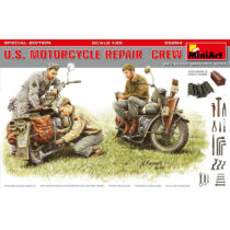 Miniart - U.S. Motorcycle Repair  Crew Special Edition