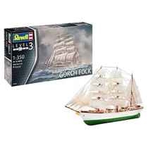 Revell Gorch Fock hajó modell - 1:350