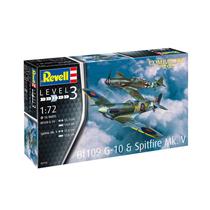 Revell Messerschmitt Bf109G-10 & Spitfire Mk.V Combat szett - 1:72