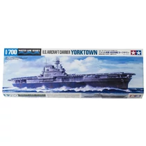 Tamiya CV-5 Yorktown repülőgép-hordozó hajó modell - 1:700