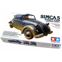 Tamiya Simca 5 német személyautó modell - 1:35