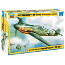 Zvezda Messerschmitt Bf-109 F2 német repülőgép modell - 1:48