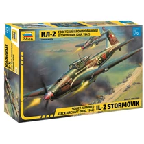 Zvezda IL-2 Stormovik 1942 szovjet repülőgép modell - 1:72