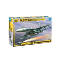 Zvezda SU-27SM Flanker B Mod.1 orosz repülőgép modell - 1:72