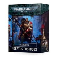 WARHAMMER 40K - DATACARDS: ADEPTUS CUSTODES (ENG)