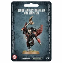 WARHAMMER 40K - BLOOD ANGELS: CHAPLAIN WITH JUMP PACK - HQ FIGURA