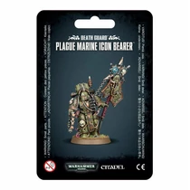 WARHAMMER 40K - DEATH GUARD: PLAGUE MARINE ICON BEARER - FIGURA