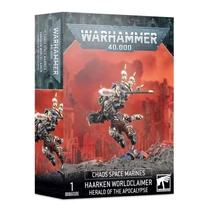 WARHAMMER 40K - Chaos Space Marines: Haarken Worldclaimer, Herald of the Apocalypse - Figura