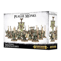 WARHAMMER AoS - Skaven Pestilens Plague Monks - Figurák