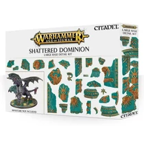 WARHAMMER AoS - Shattered Dominion Large Base Detail Kit - Talpazat elemek