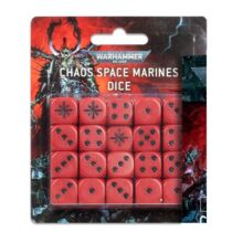 Warhammer 40k: Chaos Space Marines - Dice - kocka