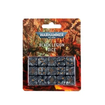 WARHAMMER 40K - Black Legion: Dice Set - dobókocka