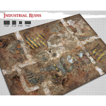 Industrial Ruin - Ipari romok minta Gaming Mats 122x122cm