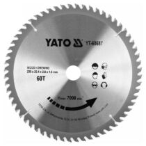 YATO Fűrésztárcsa fához 235 x 25,4 x 1,8 mm / 60T