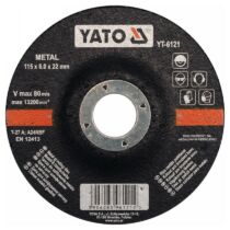 YATO Tisztítókorong fémre 115 x 6,0 x 22,2 mm