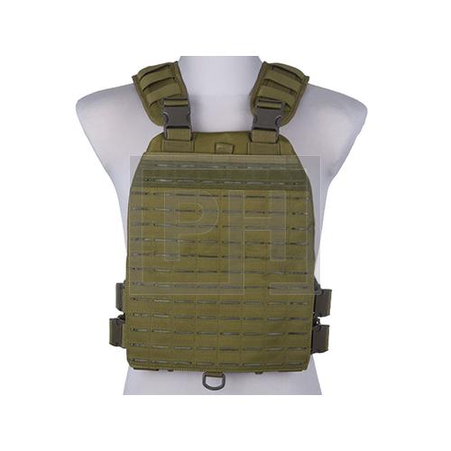Plate Carrier taktikai mellény/lézer vágott - olive drab