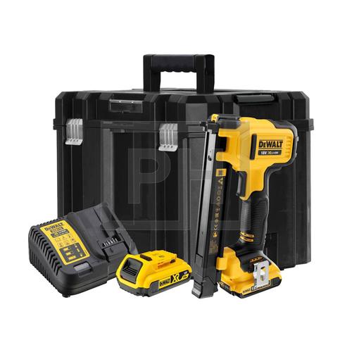 DeWalt DCN701D2-QW 18V Szegező pótakkuval kofferben