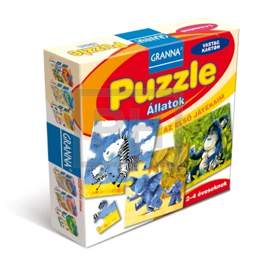 Granna: Az első játékaim Állatok - Puzzle