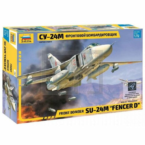Zvezda Su-24M Fencer D repülőgép modell - 1:72