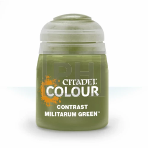 Citadel Contrast militarum green zöld festék - 18ml