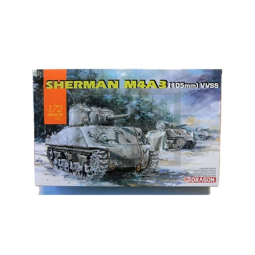 Dragon Sherman M4A3 VVSS tank modell - 1:72