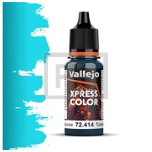 Vallejo Express Color Caribbean Turquoise - türkiz festék - 18ml