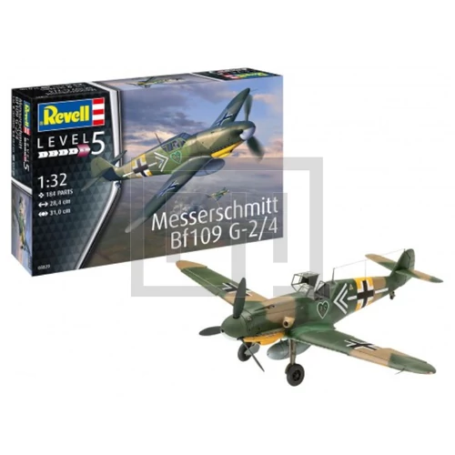 Revell Messerschmitt Bf109G-2/4 repülőgép modell - 1:32