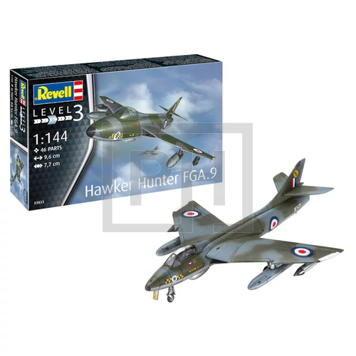 Revell Hawker Hunter FGA.9 repülőgép modell - 1:144