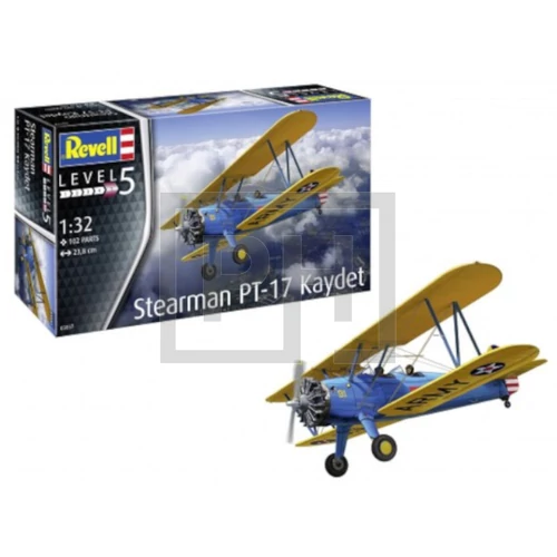 Revell Stearman PT-17 Kaydet repülőgép modell - 1:32