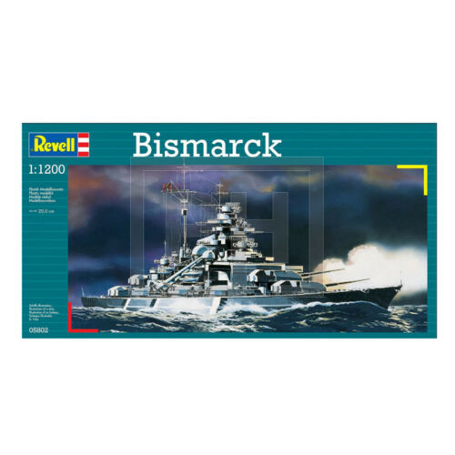 Revell Bismarck hajó modell - 1:1200