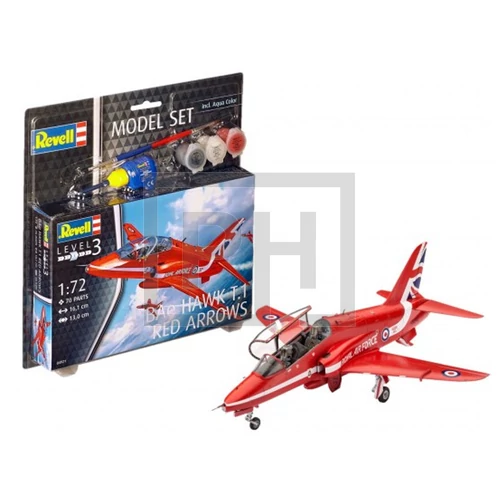 Revell Bae Hawk T-1 Red Arrows repülőgép modell készlet - 1:72 (64921)