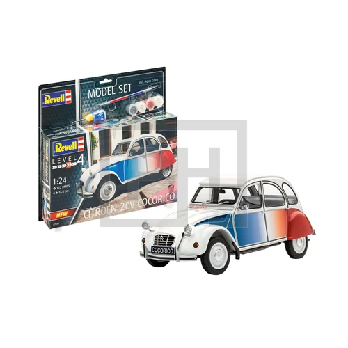 Revell Modell szett Citroen 2 CV Coccorico 1:24 (67653)