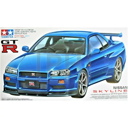 Tamiya - Nissan Skyline Gt-R V-Spec R34 - 1:24