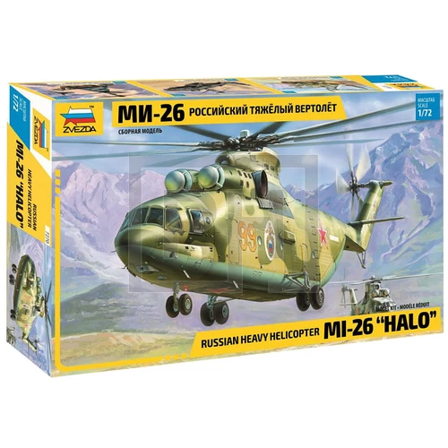 Zvezda MI-26 Halo orosz helikopter modell - 1:72